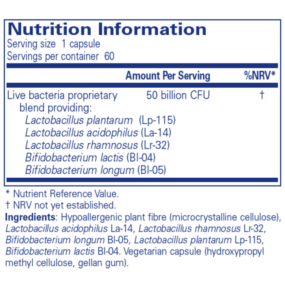 Pure Encapsulations ProFlora 50B 60's- Lillys Pharmacy and Health Store