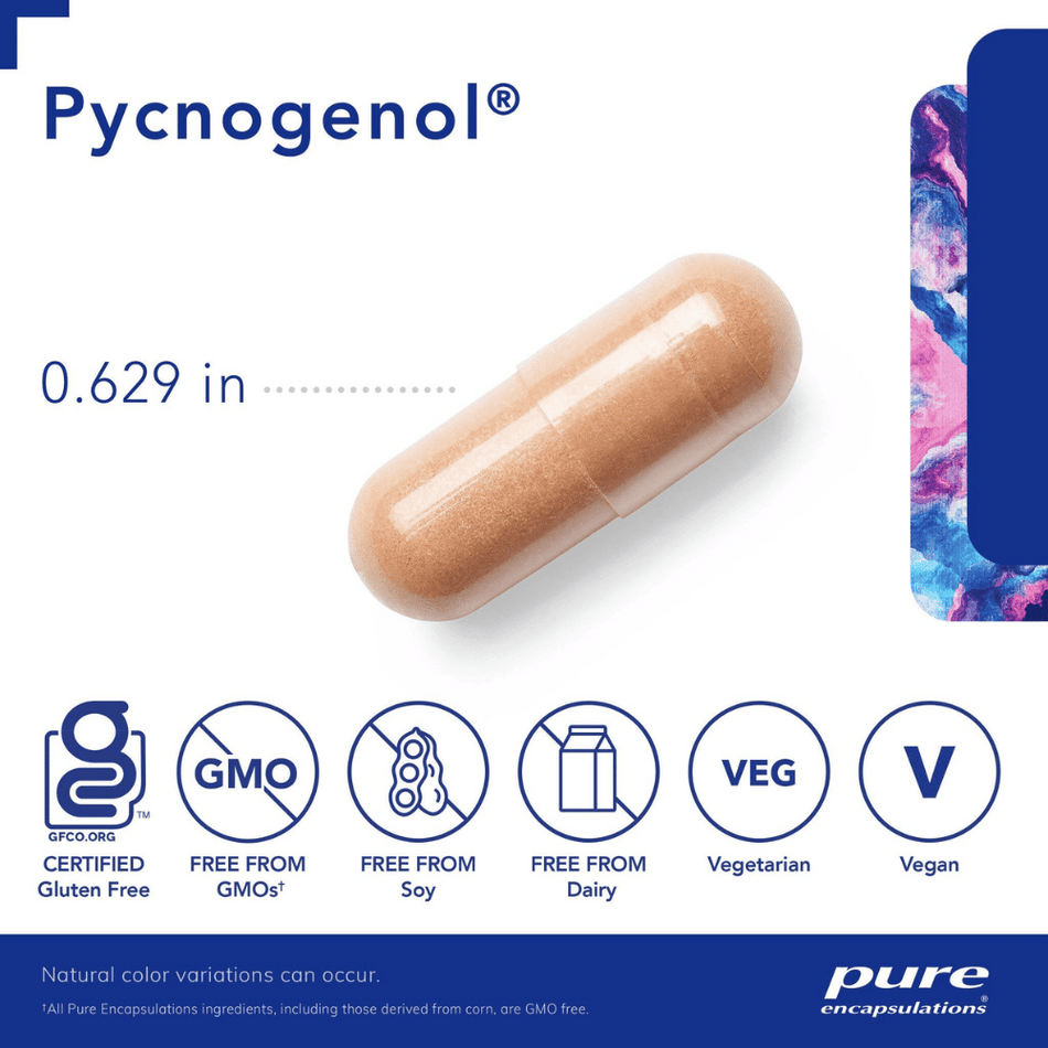 Pure Encapsulations Pycnogenol 100 MG 30's- Lillys Pharmacy and Health Store