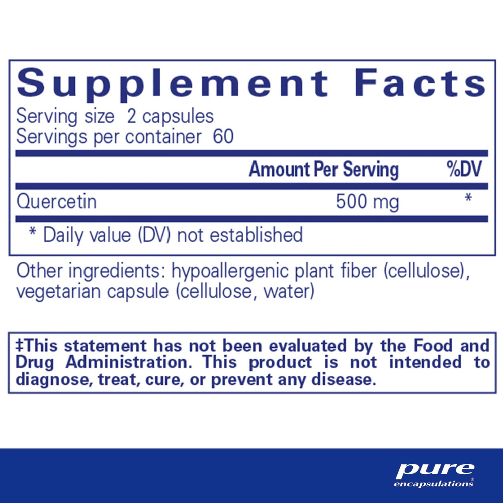 Pure Encapsulations Quercetin 120's- Lillys Pharmacy and Health Store