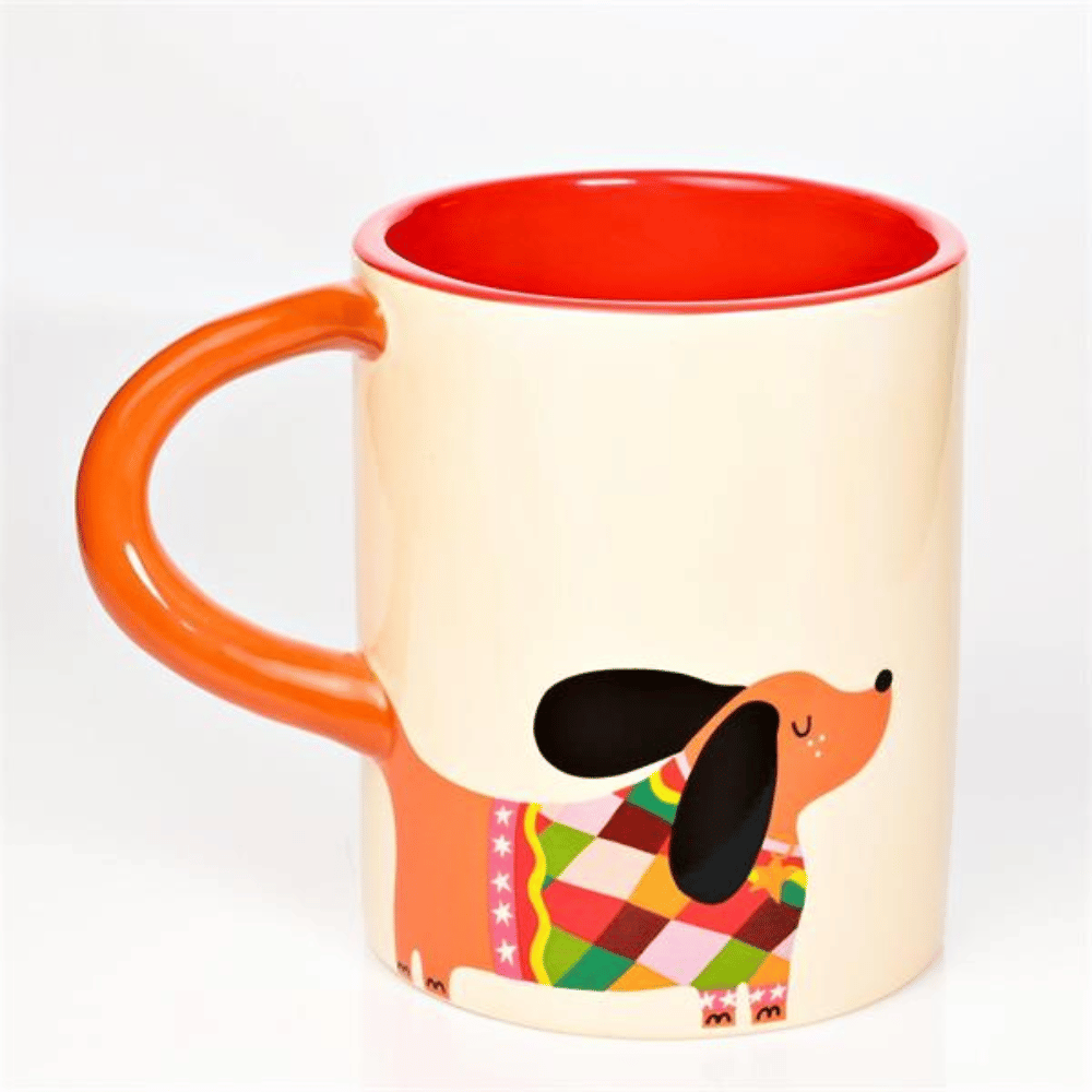 Raspberry Blossom Dog Mug with 3D Handle- Lillys Pharmacy and Health Store