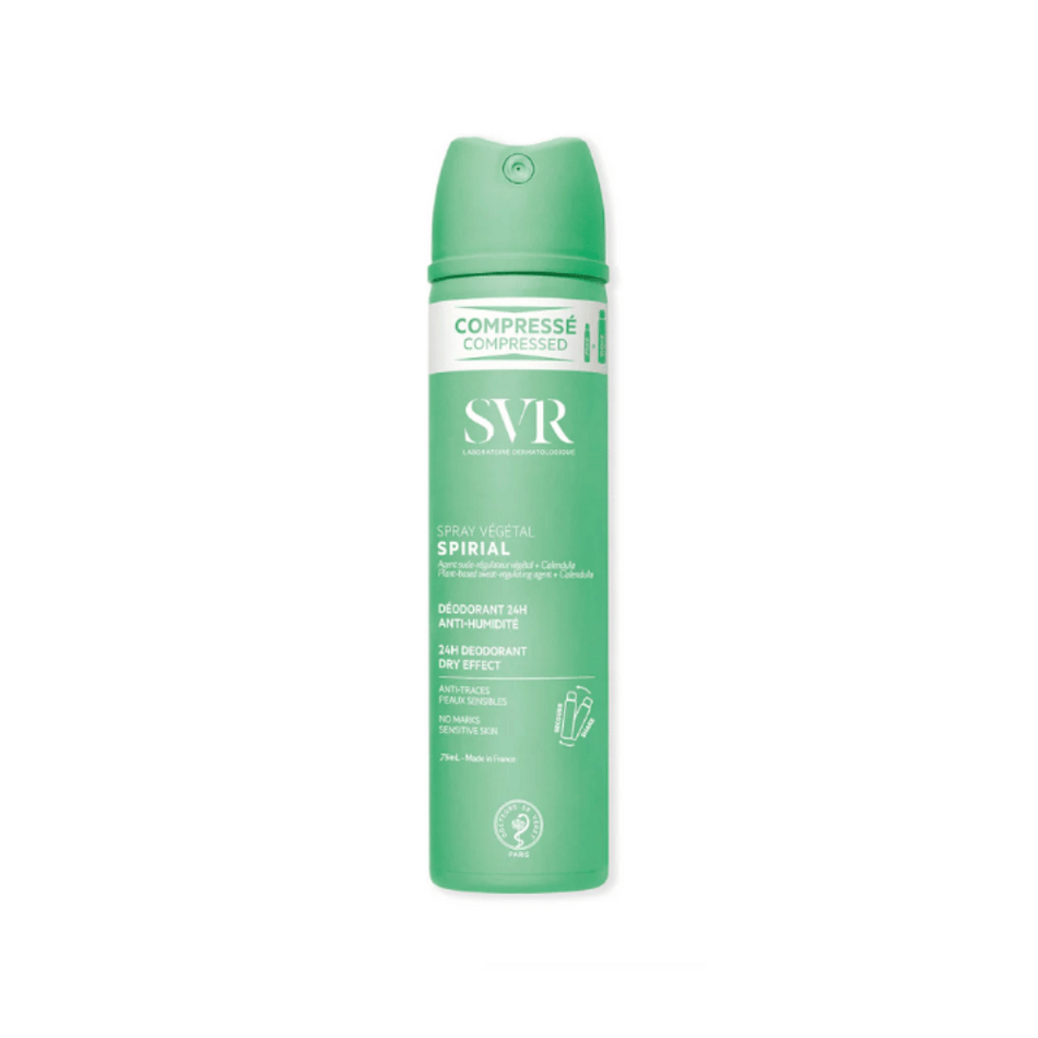 SVR SPIRIAL -VEGETABLE DEODERANT SPRAY 75ML ANTI-HUMIDITY- Lillys Pharmacy and Health Store