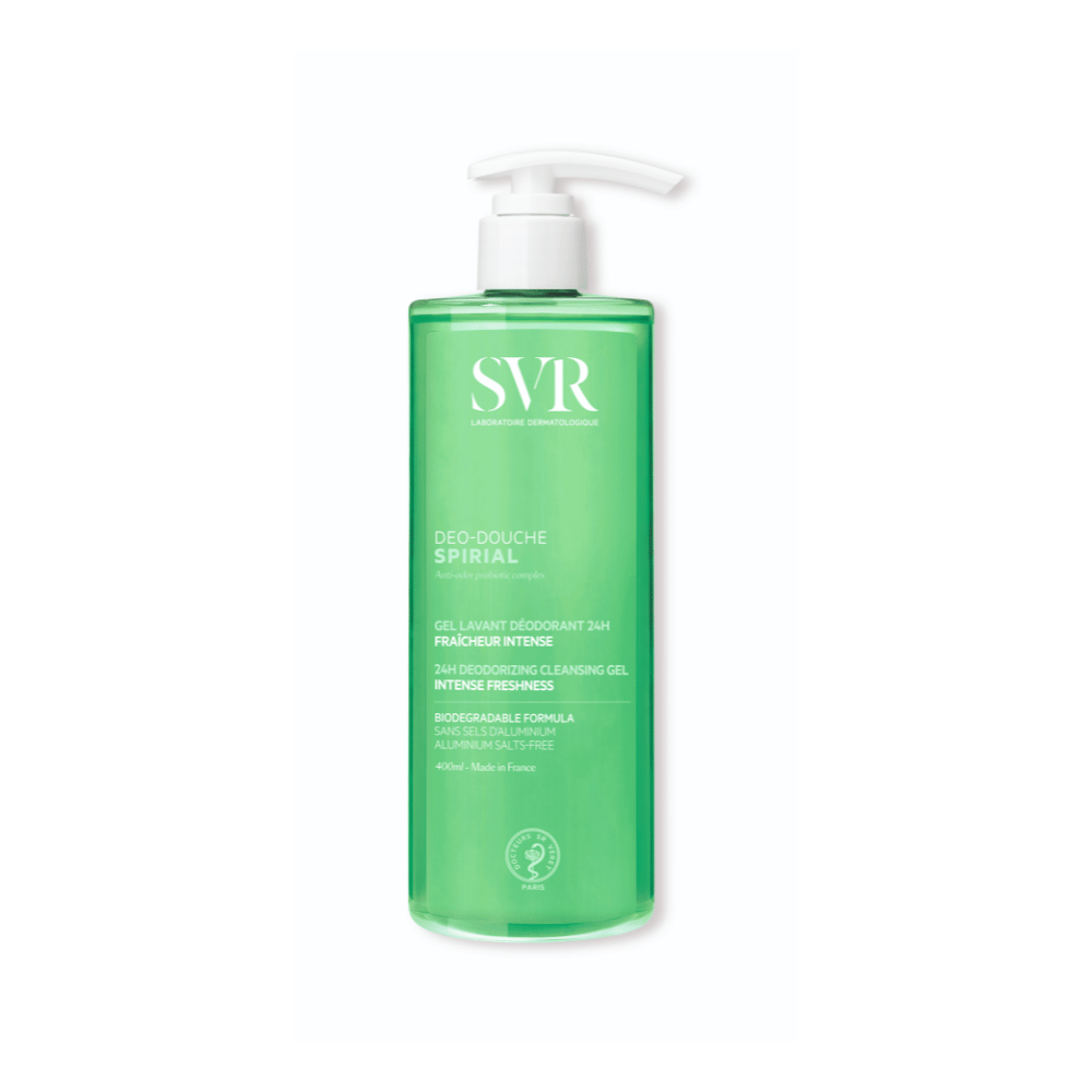 SVR Spirial Deo-Douche 24hr Deodorant Cleansing Gel 400ml- Lillys Pharmacy and Health Store