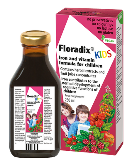 Salus Haus Floradix Kids 250ml- Lillys Pharmacy and Health Store