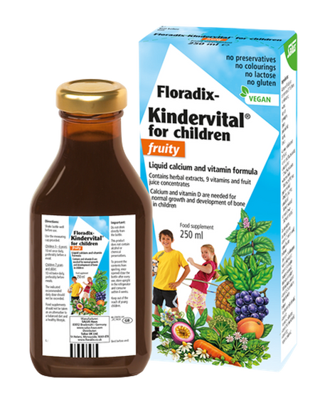 Salus Haus Fruity Kindervital Liquid Formula 250ml- Lillys Pharmacy and Health Store