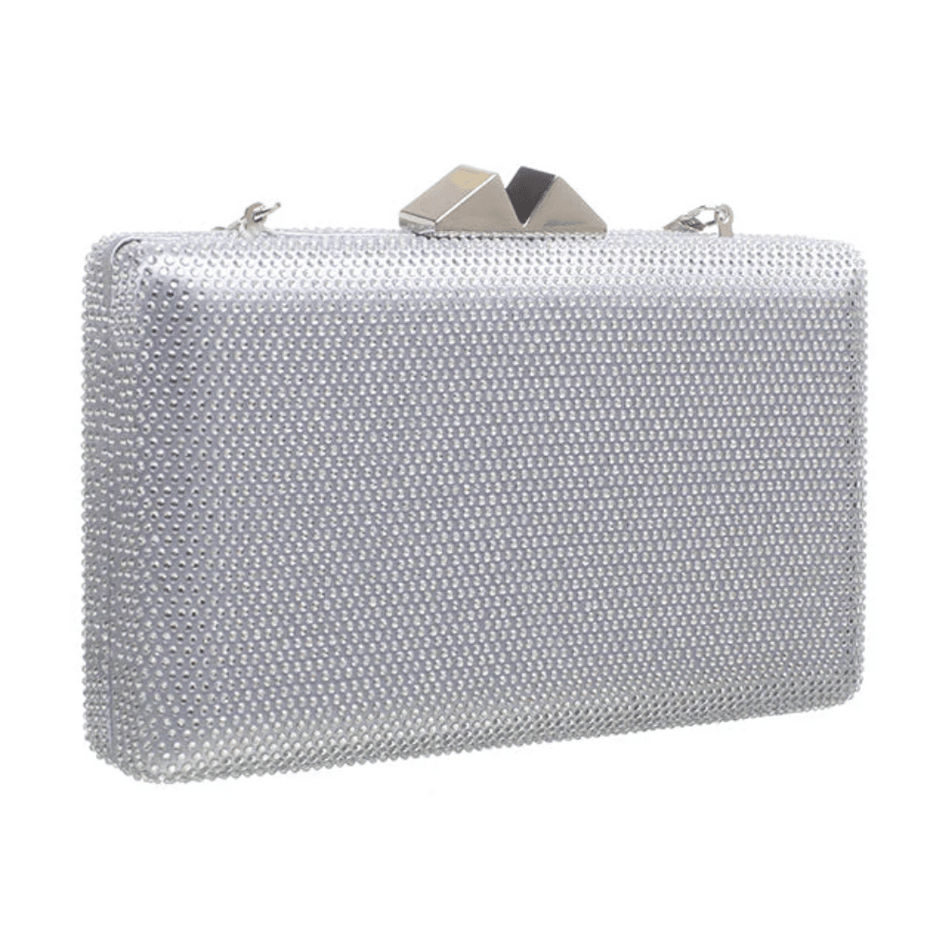 Silver Clutch Bag- Lillys Pharmacy and Health Store