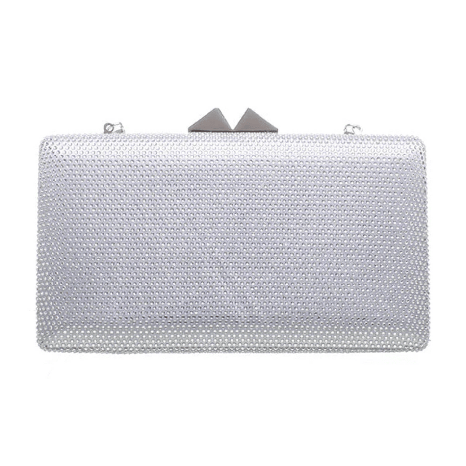 Silver Clutch Bag- Lillys Pharmacy and Health Store