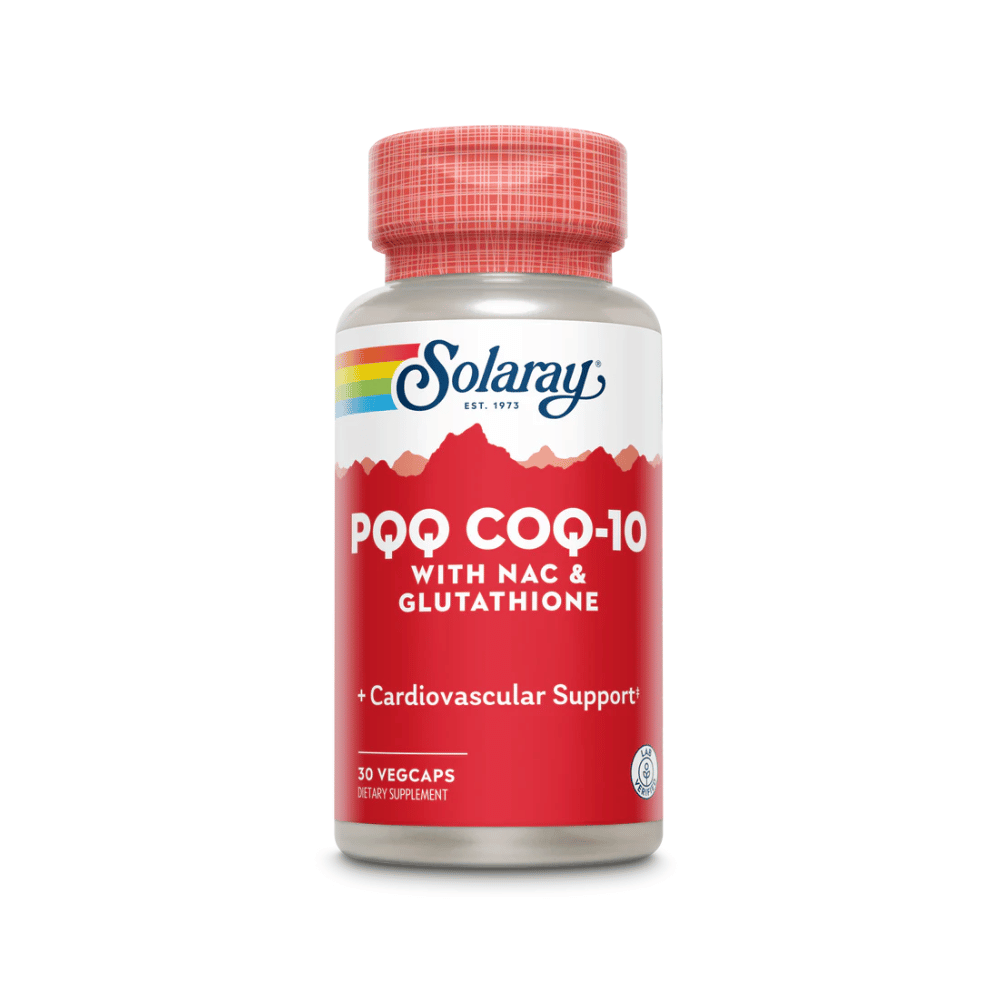 Solaray PQQ CoQ10 Glutathione NAC 30Caps- Lillys Pharmacy and Health Store