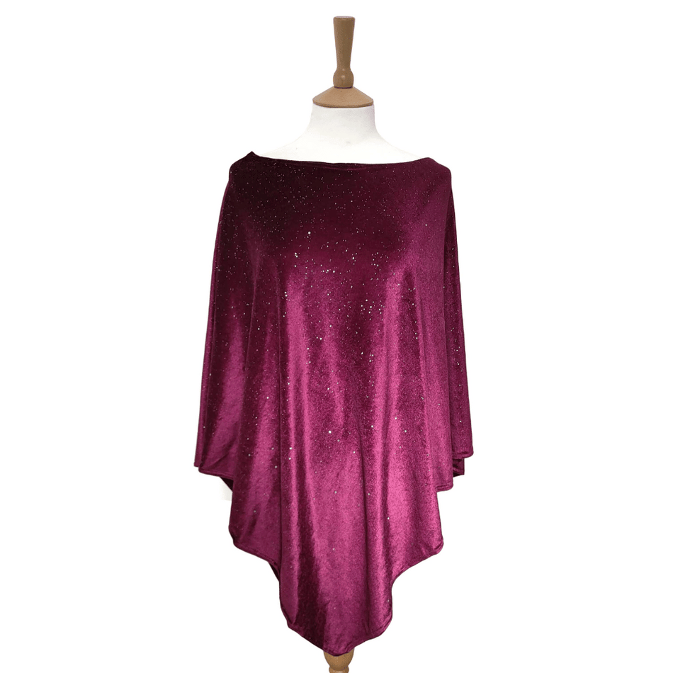 Sparkle Poncho - Deep Pink- Lillys Pharmacy and Health Store