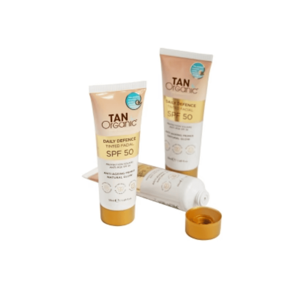 Tan Organic Daily Defence Tinted Facial SPF50- Lillys Pharmacy and Health Store