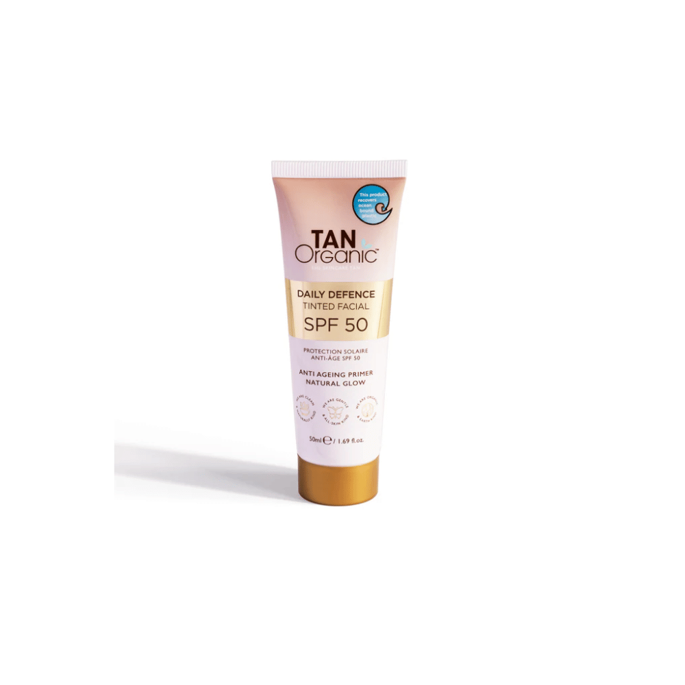 Tan Organic Daily Defence Tinted Facial SPF50- Lillys Pharmacy and Health Store