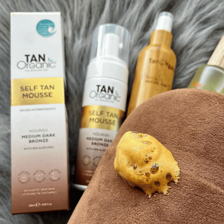 Tan Organic Exfoliator & Tan Duo Tanning Glove- Lillys Pharmacy and Health Store