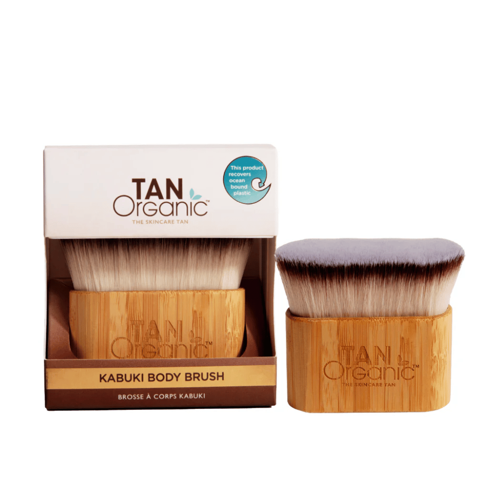 Tan Organic Kabuki Body Brush- Lillys Pharmacy and Health Store