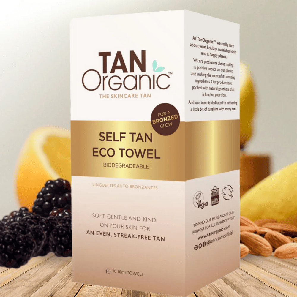 Tan Organic Self Tan Eco Towels 10 X 10ml (10 Pack)- Lillys Pharmacy and Health Store