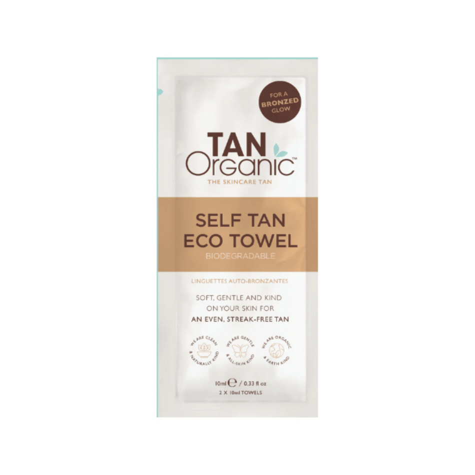 Tan Organic Self Tan Eco Towels (2 pk)- Lillys Pharmacy and Health Store