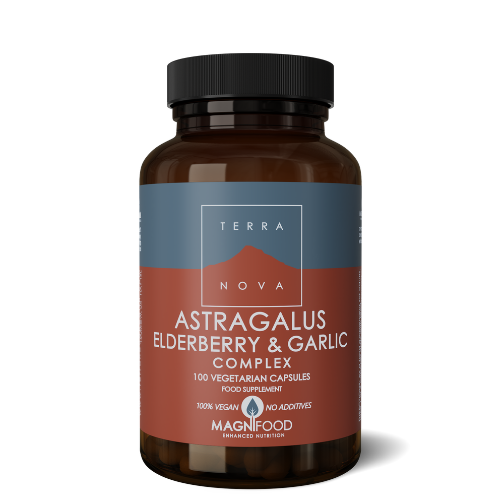 Terra Nova Astragalus Elderberry Garlic Complex 100caps- Lillys Pharmacy and Health Store