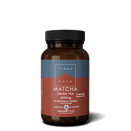 Terra Nova Org Matcha Green Tea 400mg Grade Aaa Ceremonial G 50caps- Lillys Pharmacy and Health Store