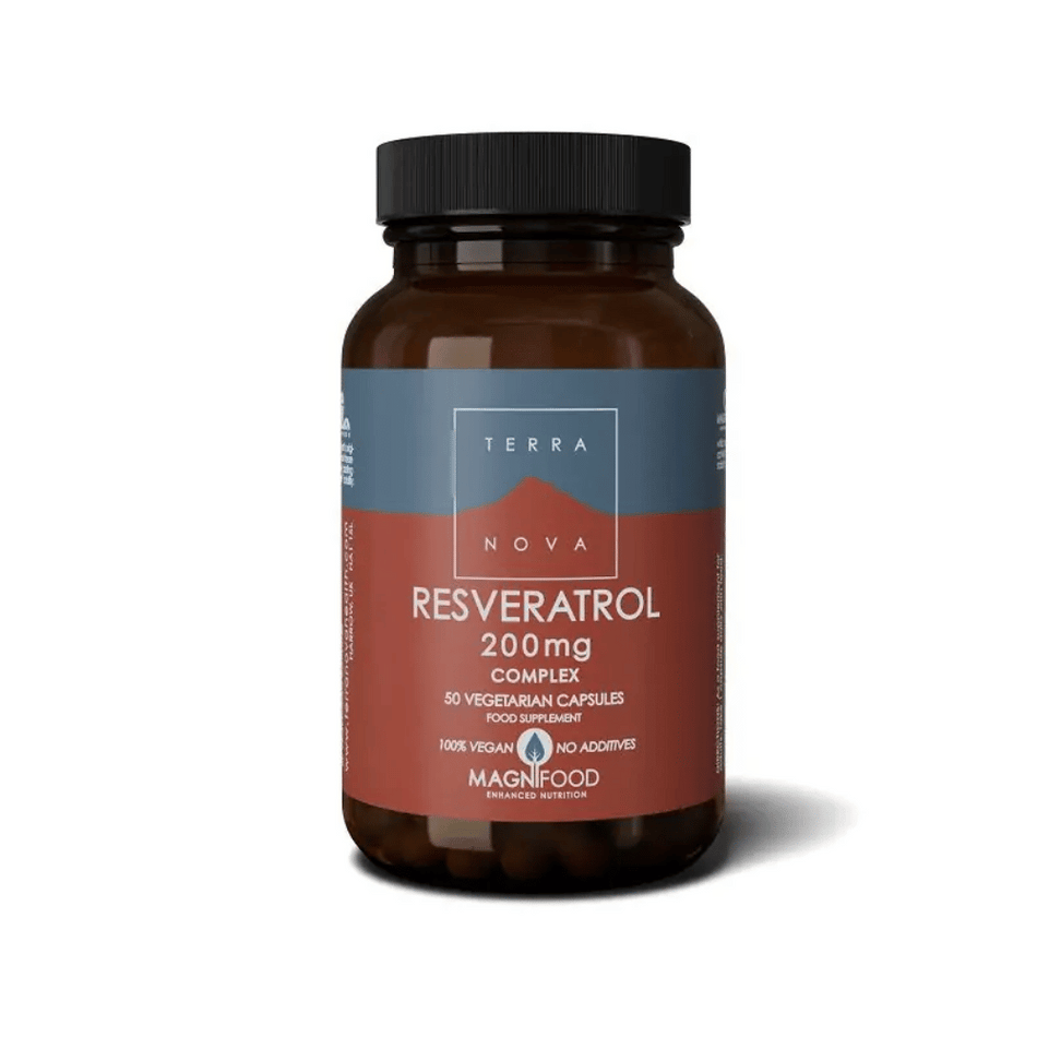 Terra Nova Resveratrol 200mg Complex 50caps- Lillys Pharmacy and Health Store