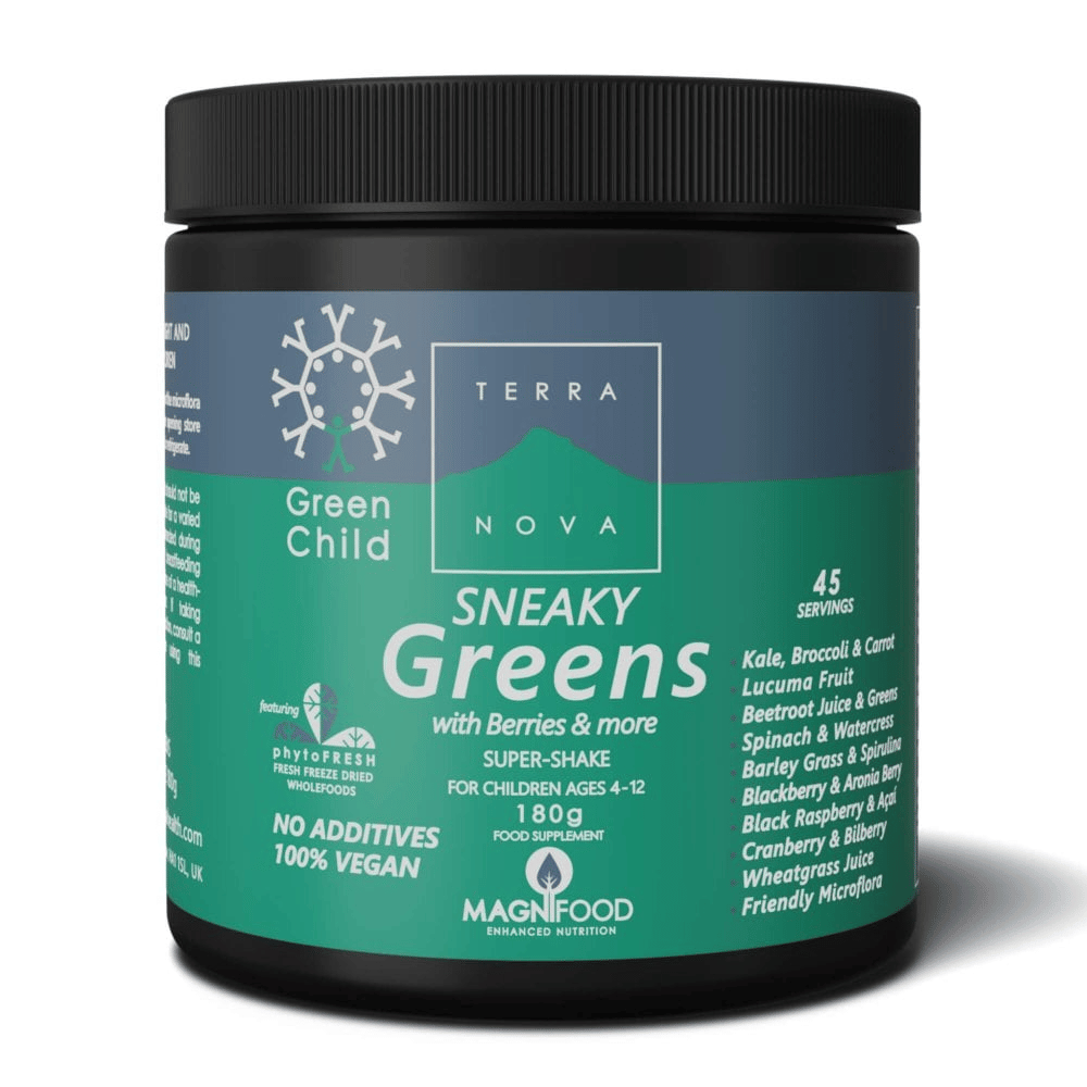 Terra Nova Sneaky Green Super Shake 45 Servings 180g- Lillys Pharmacy and Health Store