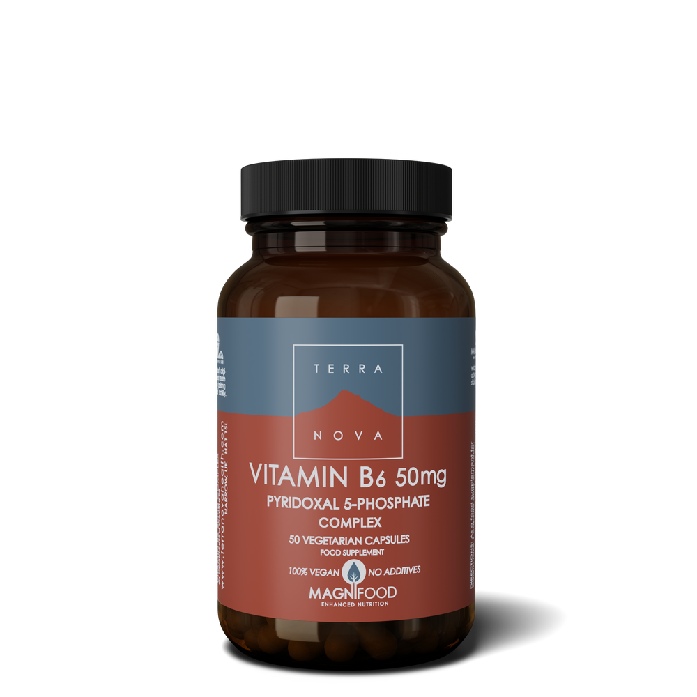 Terra Nova Vitamin B6 P5 P 50mg Complex 50caps- Lillys Pharmacy and Health Store