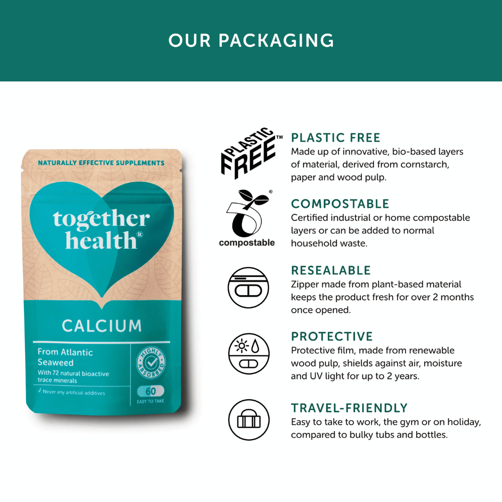 Together Health OceanPure Calcium 60caps- Lillys Pharmacy and Health Store