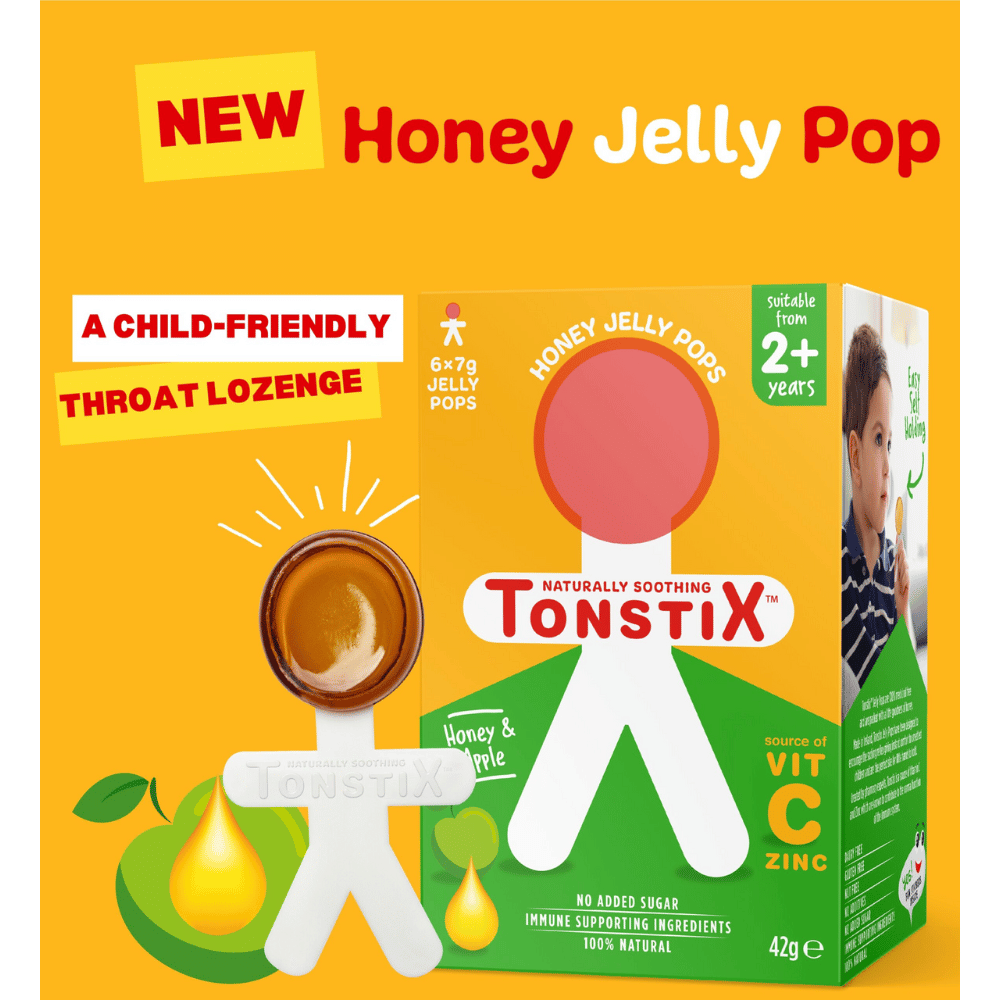 Tonstix Honey & Apple – 6 Jelly Pops- Lillys Pharmacy and Health Store