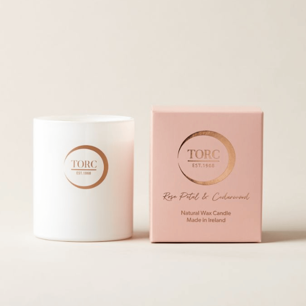 Torc Rose Petal & Cedarwood Candle- Lillys Pharmacy and Health Store