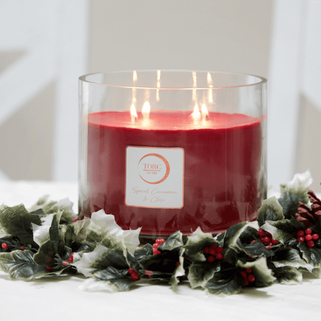 Torc Spiced Cinnamon & Clove 4 Wick Christmas Candle- Lillys Pharmacy and Health Store