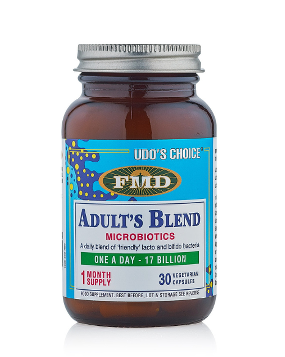 Udo's Choice Adult's Blend Microbiotic 30 Caps- Lillys Pharmacy and Health Store