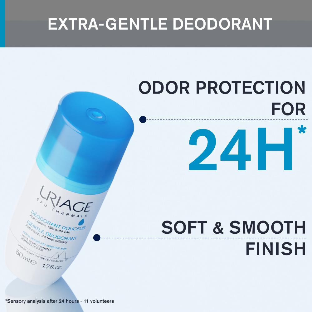 Uriage 24H Gentle Deodorant 50ml- Lillys Pharmacy and Health Store