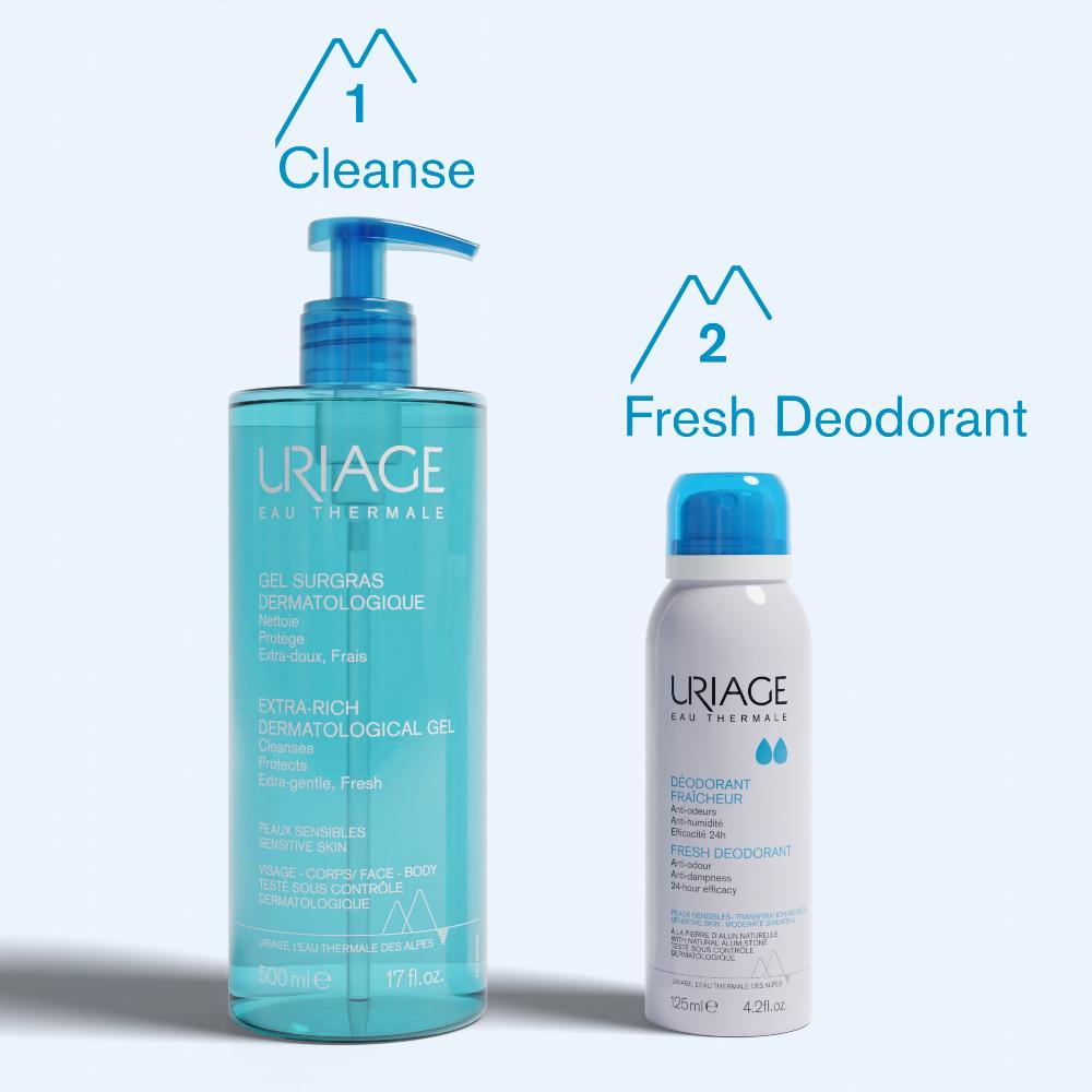 Uriage 24H Refreshing Deodorant 125ml- Lillys Pharmacy and Health Store