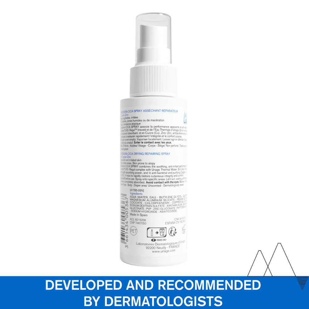 Uriage Bariederm Drying Repairing Cica-Spray 100ml- Lillys Pharmacy and Health Store