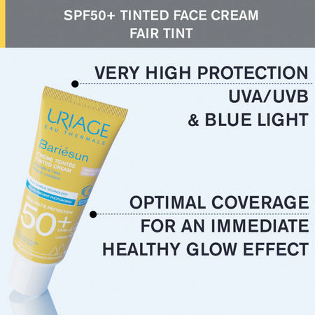 Uriage Bariesun Tinted Cream Fair (Claire) SPF50+50ml- Lillys Pharmacy and Health Store