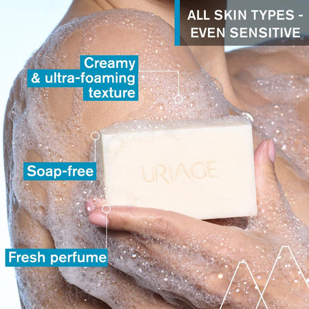 Uriage Cleansing Cream Bar 125g- Lillys Pharmacy and Health Store