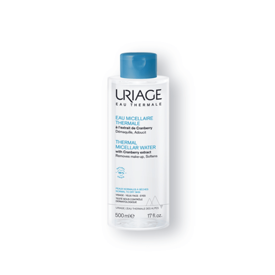 Uriage Eau Thermale Micellar Water Normal To Dry Skin 500ml- Lillys Pharmacy and Health Store