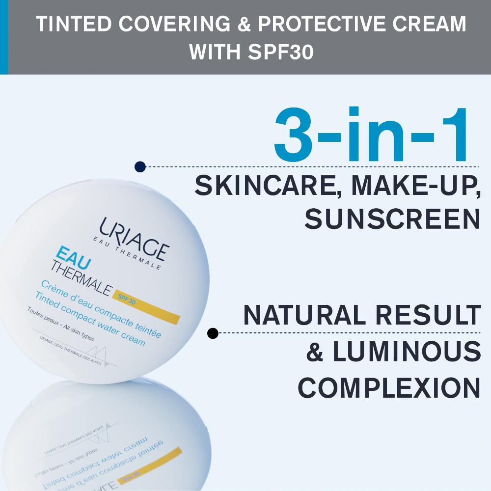 Uriage Eau Thermale Water Cream Tinted Compact SPF30 10G- Lillys Pharmacy and Health Store