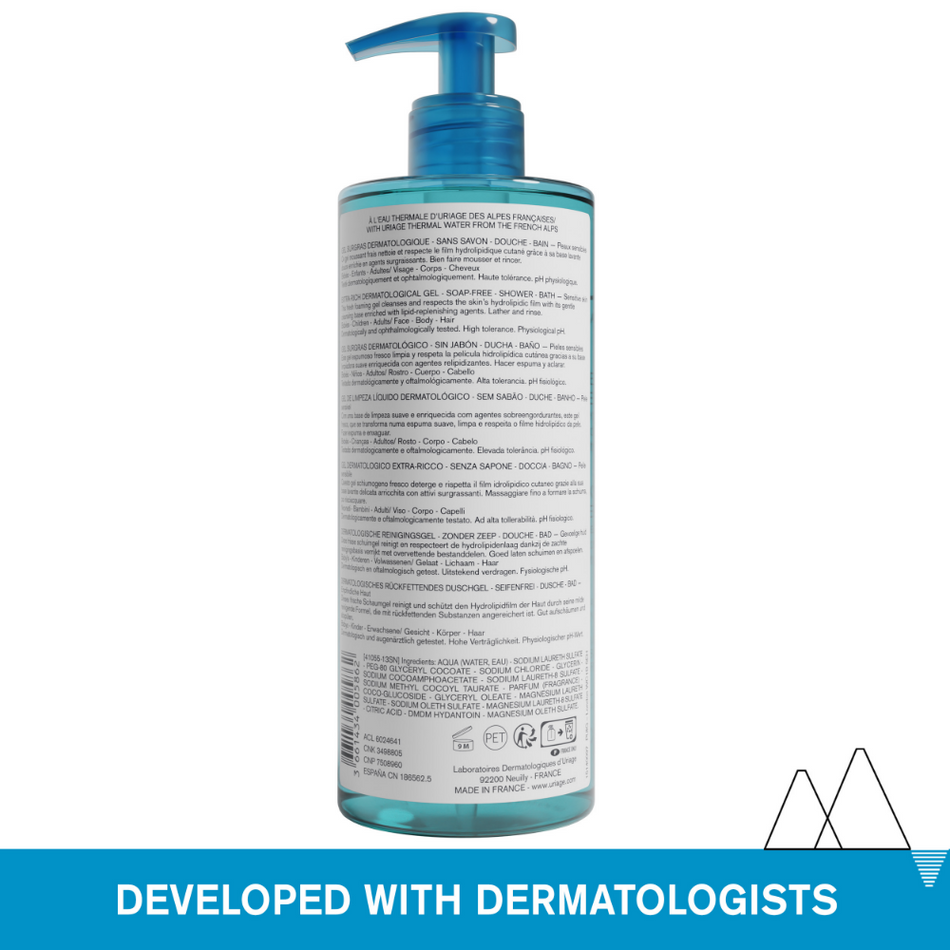 Uriage Extra-Rich Dermatological Gel 500ml- Lillys Pharmacy and Health Store