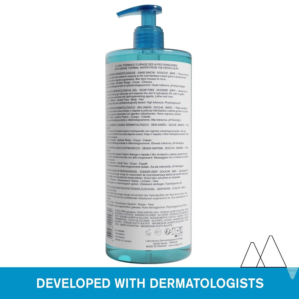 Uriage Extra-rich Dermatological Gel 1L- Lillys Pharmacy and Health Store