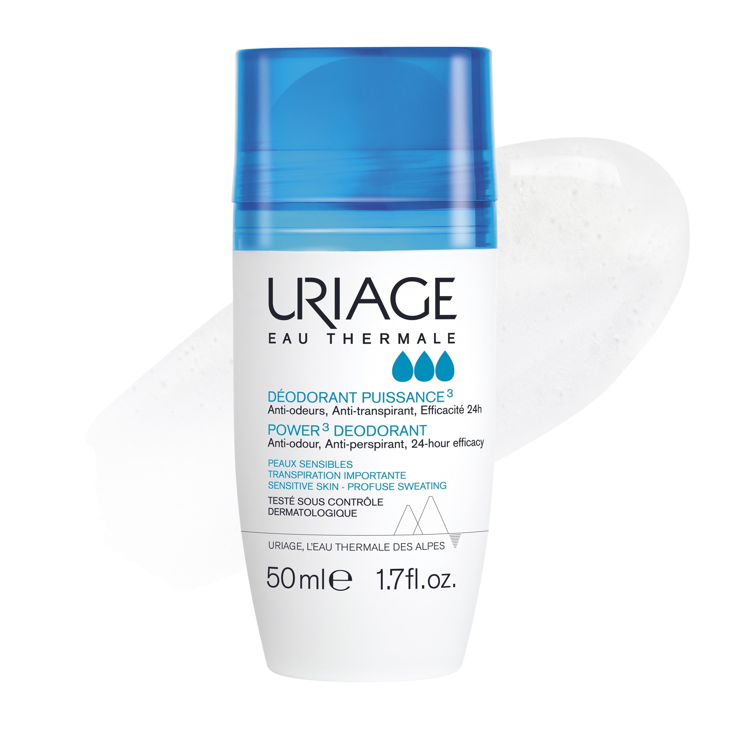 Uriage Power 3 Deodorant 50ml- Lillys Pharmacy and Health Store