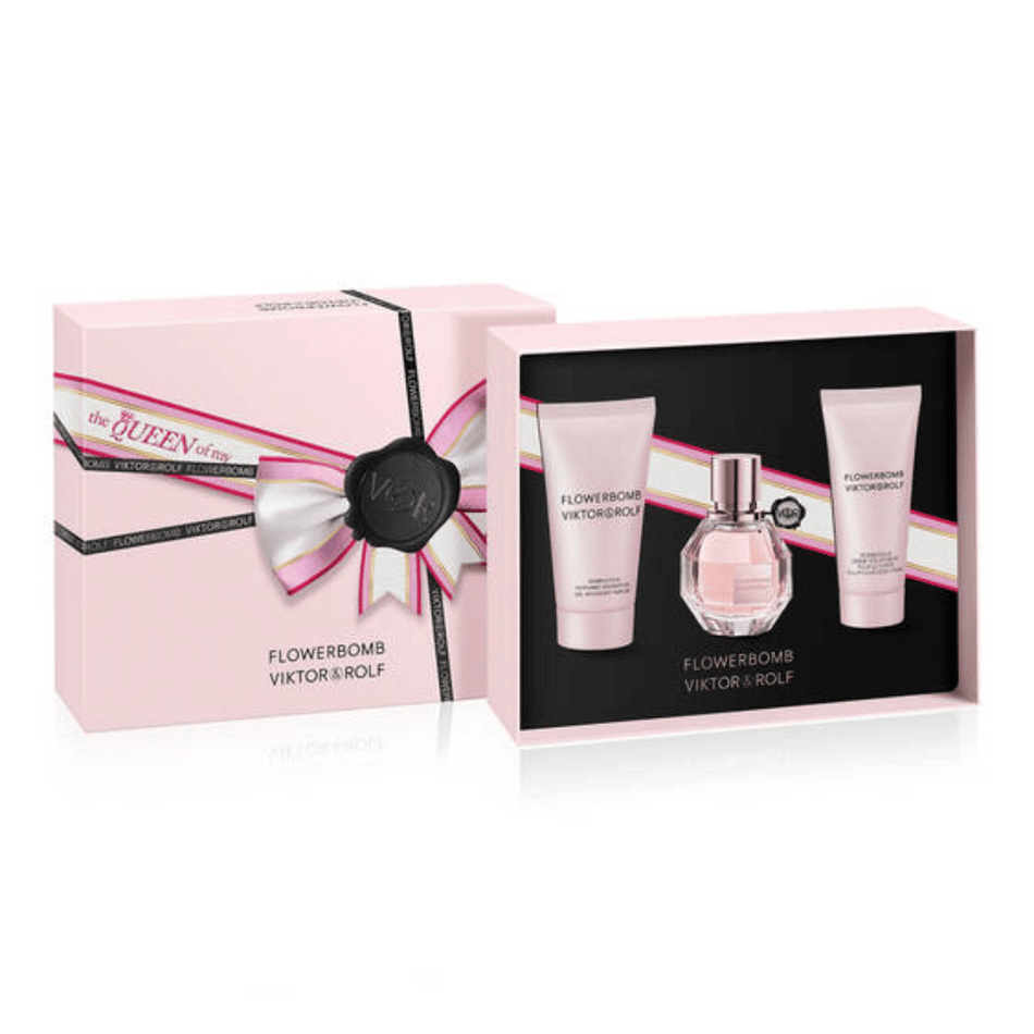 Viktor And Rolf Flowerbomb 30ml 3pc Gift Set- Lillys Pharmacy and Health Store