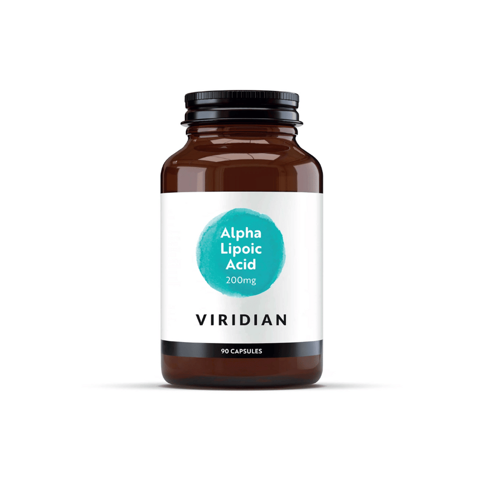 Viridian Alpha Lipoic Acid 200mg 90 Veg Caps- Lillys Pharmacy and Health Store