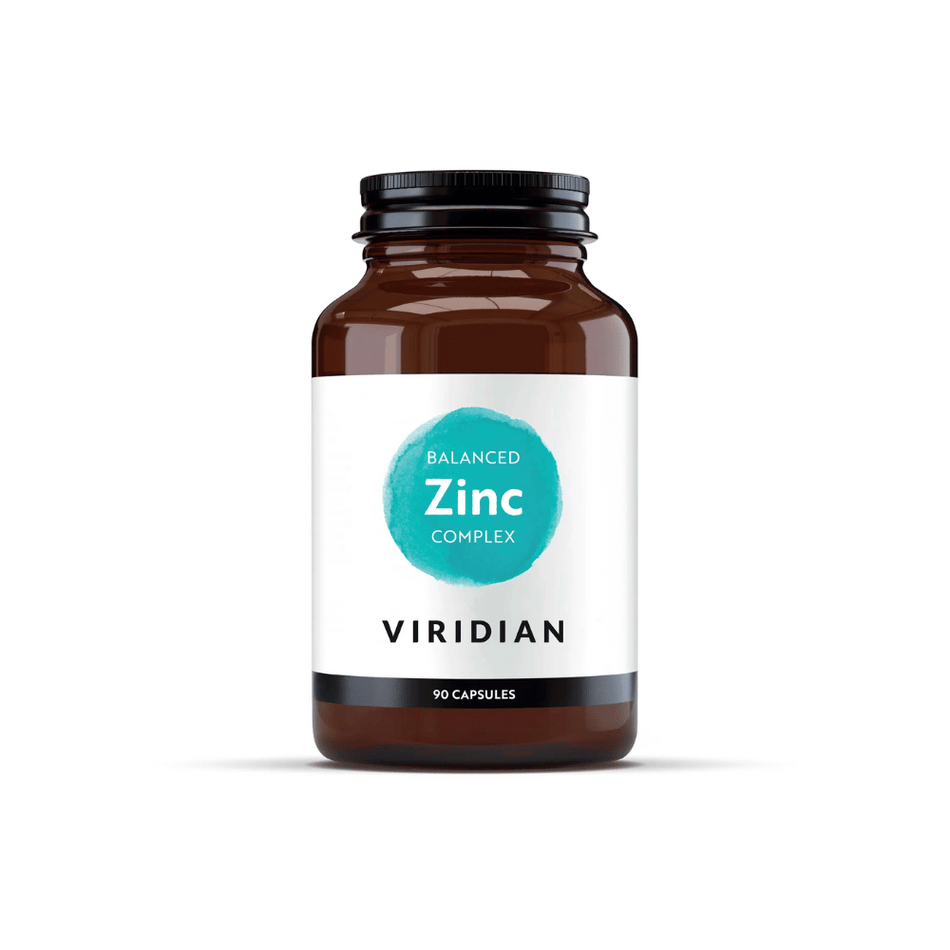 Viridian Balanced Zinc (15mg) Complex 90 Veg Caps- Lillys Pharmacy and Health Store