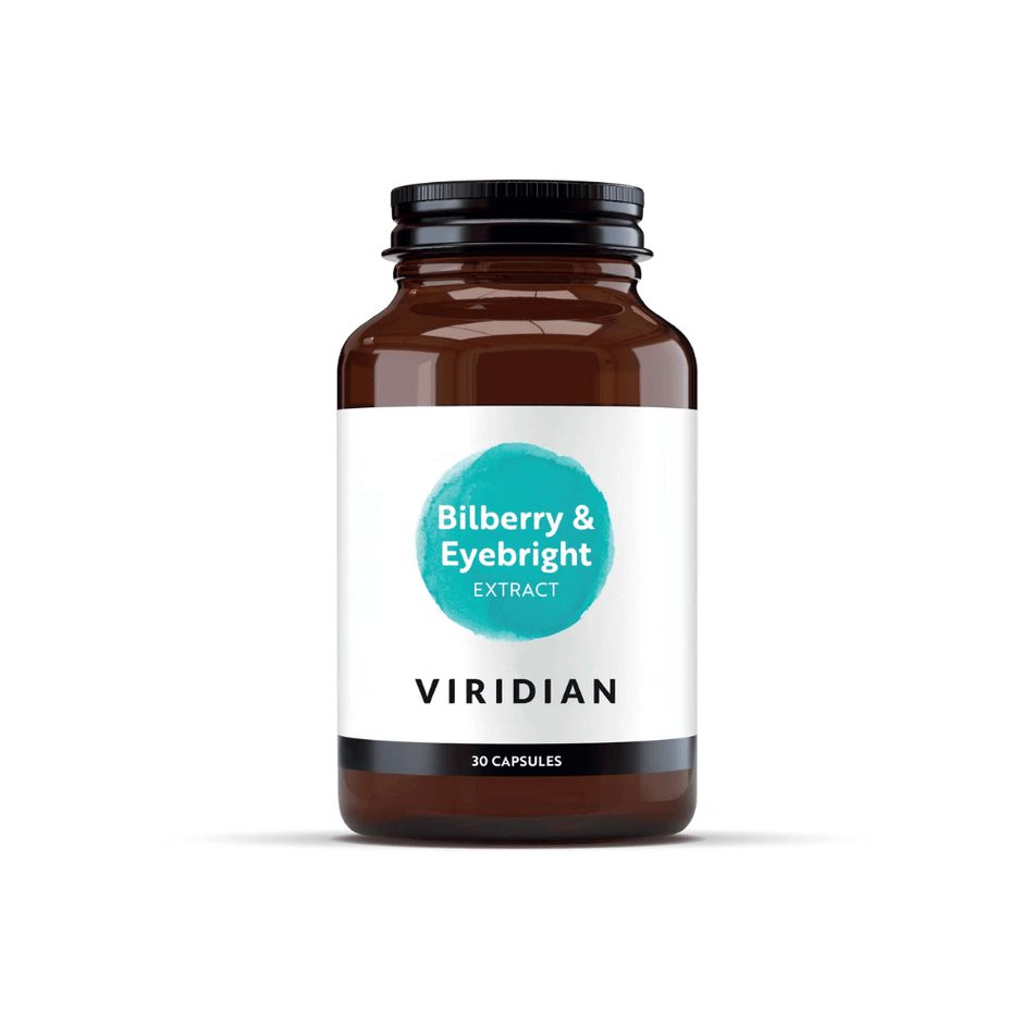 Viridian Bilberry with Eyebright Extract 30 Veg Caps- Lillys Pharmacy and Health Store