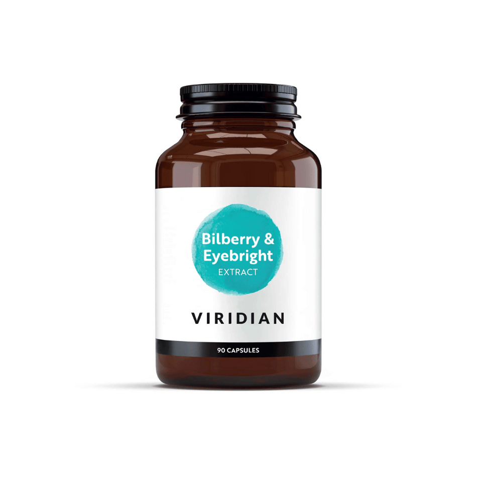 Viridian Bilberry with Eyebright Extract 90 Veg Caps- Lillys Pharmacy and Health Store