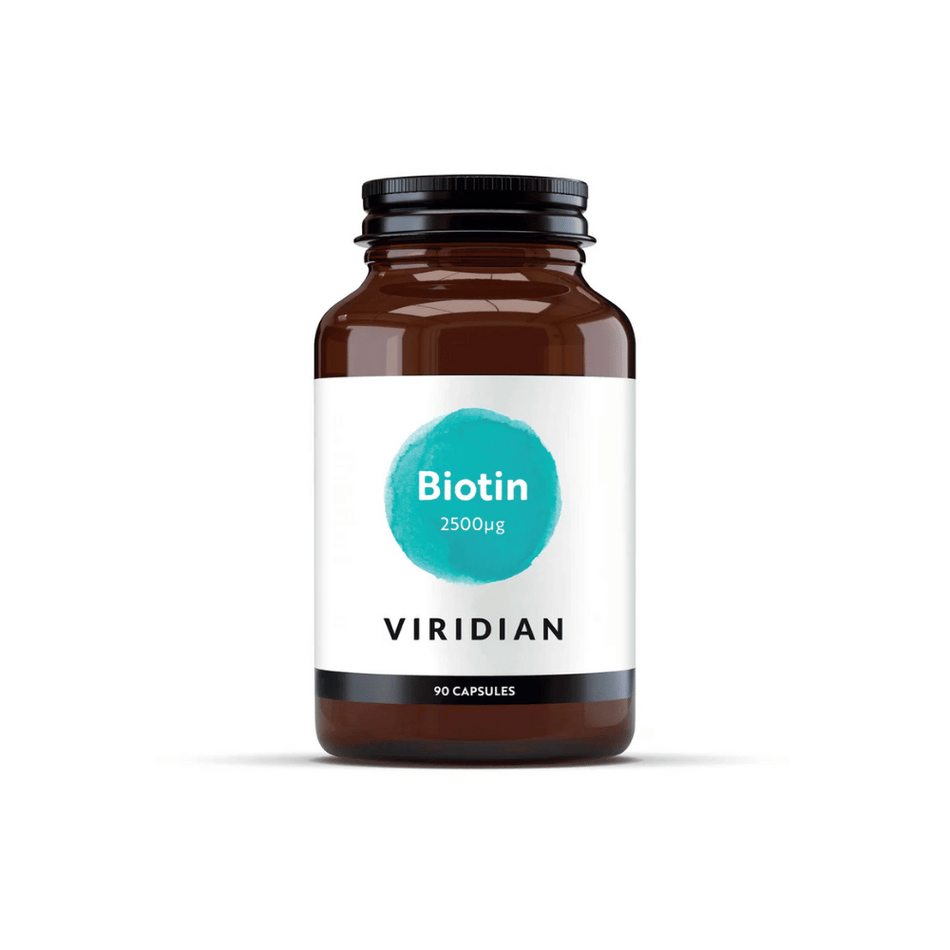 Viridian Biotin 2500ug 90 Veg Caps- Lillys Pharmacy and Health Store