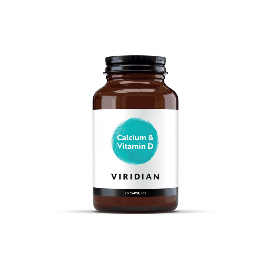 Viridian Calcium and Vitamin D 90 Veg Caps- Lillys Pharmacy and Health Store