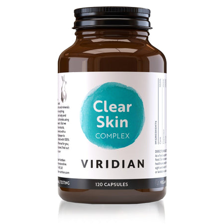 Viridian Clear Skin Complex 120 Veg Caps- Lillys Pharmacy and Health Store