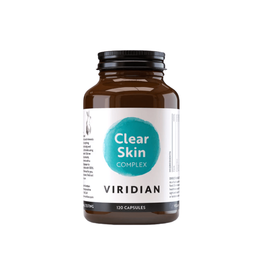 Viridian Clear Skin Complex 120 Veg Caps- Lillys Pharmacy and Health Store