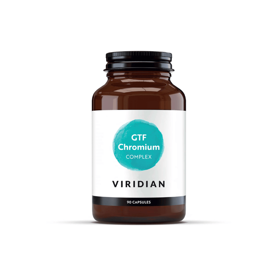 Viridian G.T.F. Chromium (200ug) Complex 90 Veg Caps- Lillys Pharmacy and Health Store