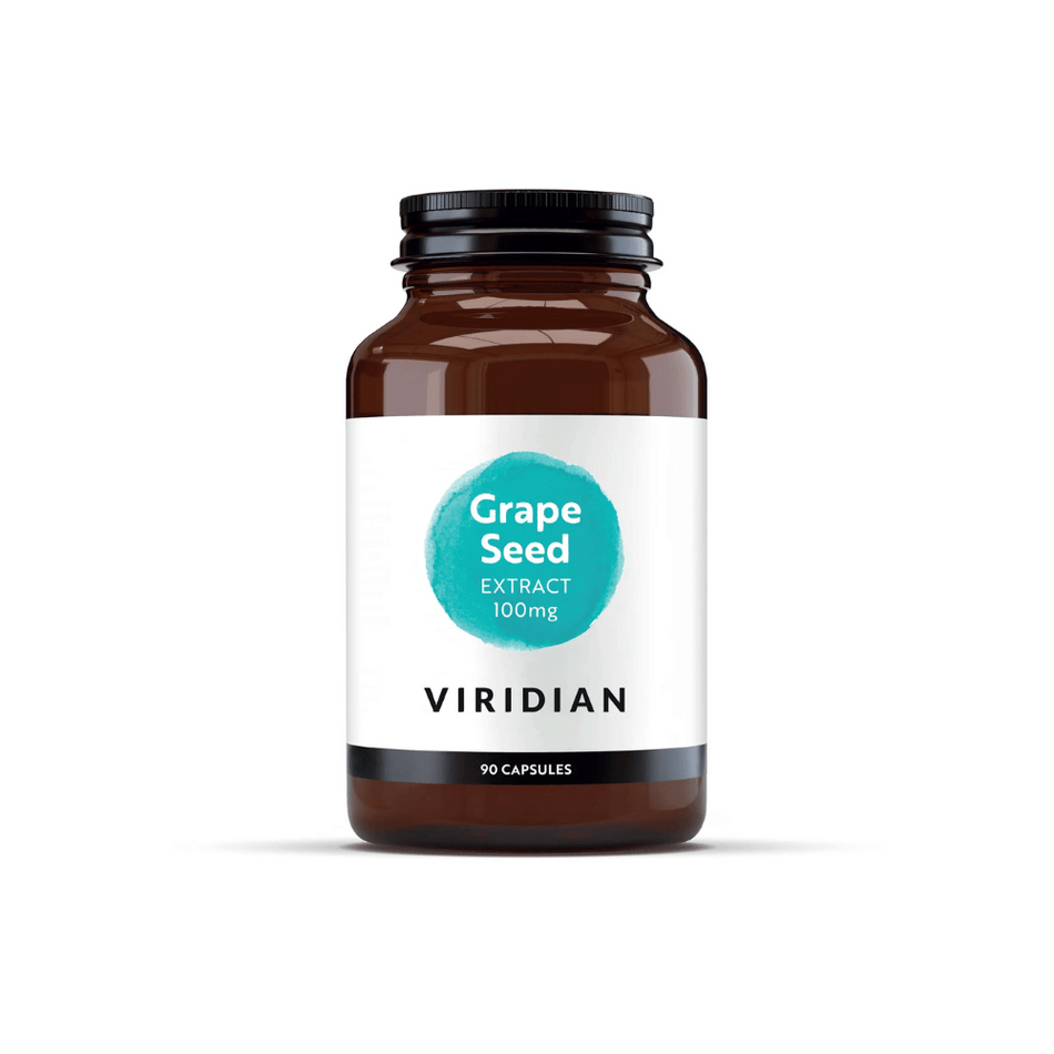 Viridian Grape Seed Extract 100mg 90 Veg Caps- Lillys Pharmacy and Health Store