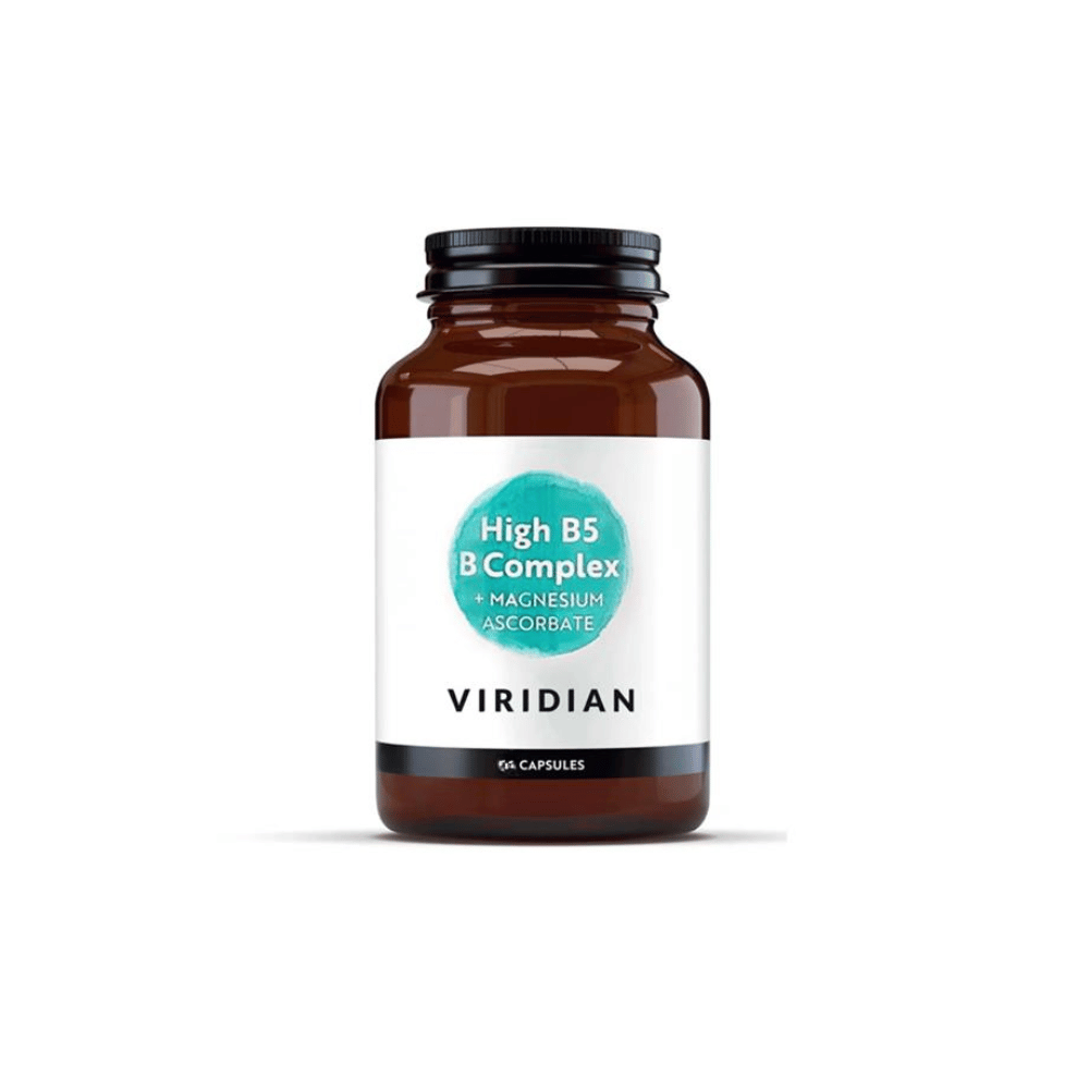 Viridian HIGH FIVE B Complex w/ Mag Ascorbate 30 Veg Caps- Lillys Pharmacy and Health Store